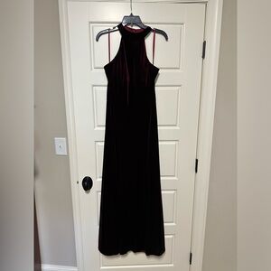 Revelry Tori Burgundy Velvet Dress